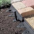 BA-2 Professional paving edging. Sustained. Straight and curved lines. Black. Height: 4.5 cm Lenght: 1,8 m